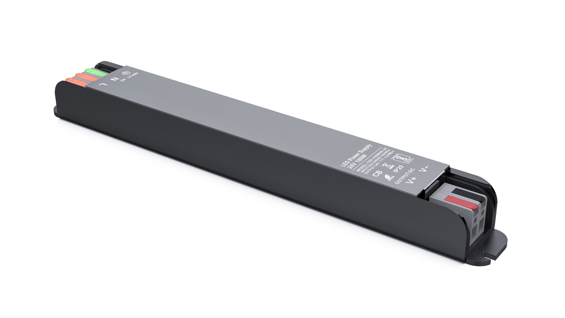 Univerzální ultratenký LED zdroj SLIM - řada "H", 24V | 100W | 4,17A | IP20, 5 let záruka